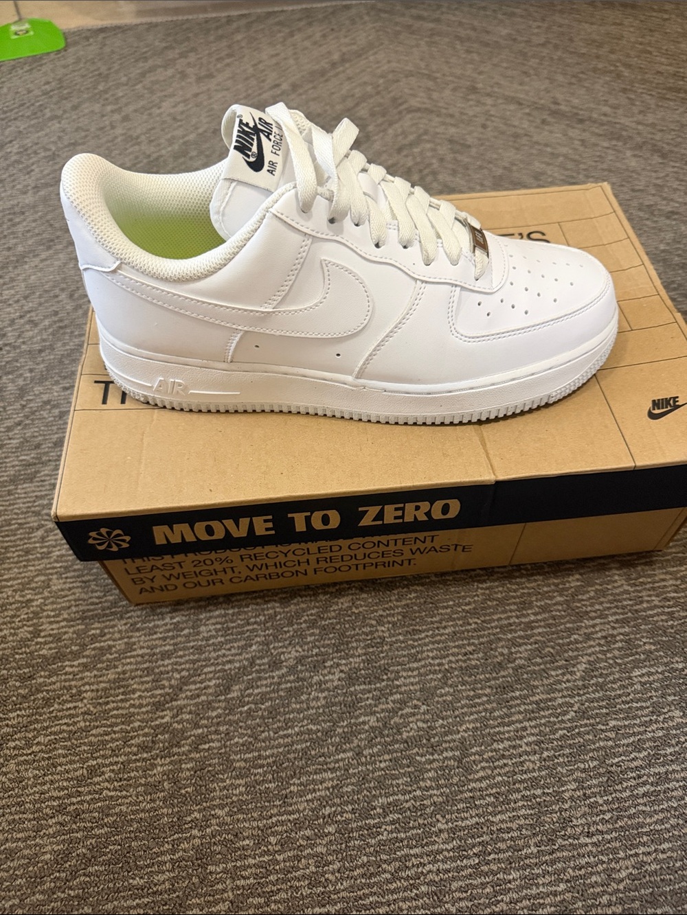 Nike Air Force 1 Low women’s  Sneakers - White with Light Green Lining